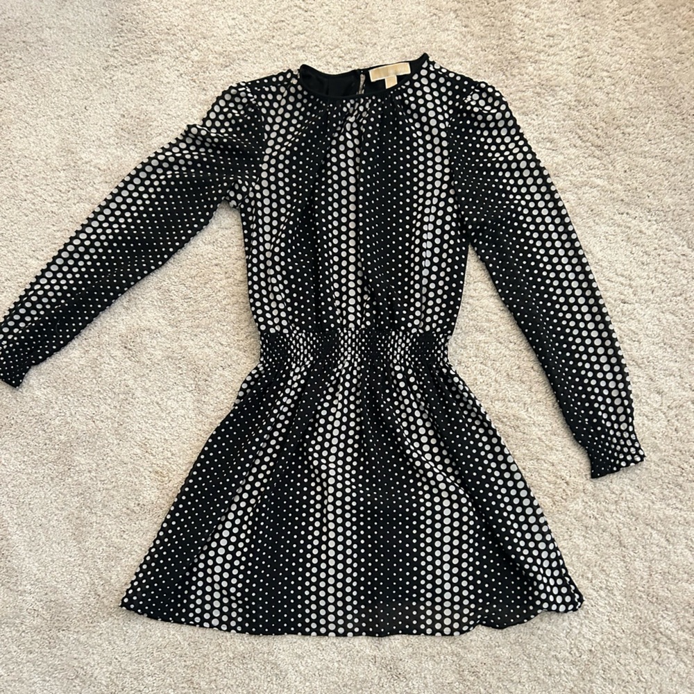 Black and White Polka Dot Dress